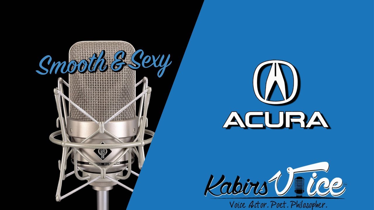 Acura Voiceover - Famous Voice Actors With Urban & Real Sound