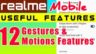 TOP 12 Gestures & Motions Features in Your Realme Mobile Tamil | Realme Mobile Useful Features