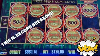 DRAGON CASH Giving 9 MINI balls  This IS Insane on $125 SPINS. HUGE JACKPOT!!!