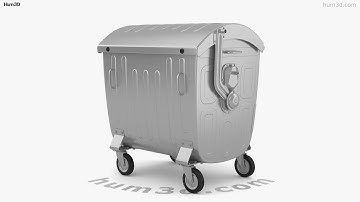 Waste Container 3D model by 3DModels.org