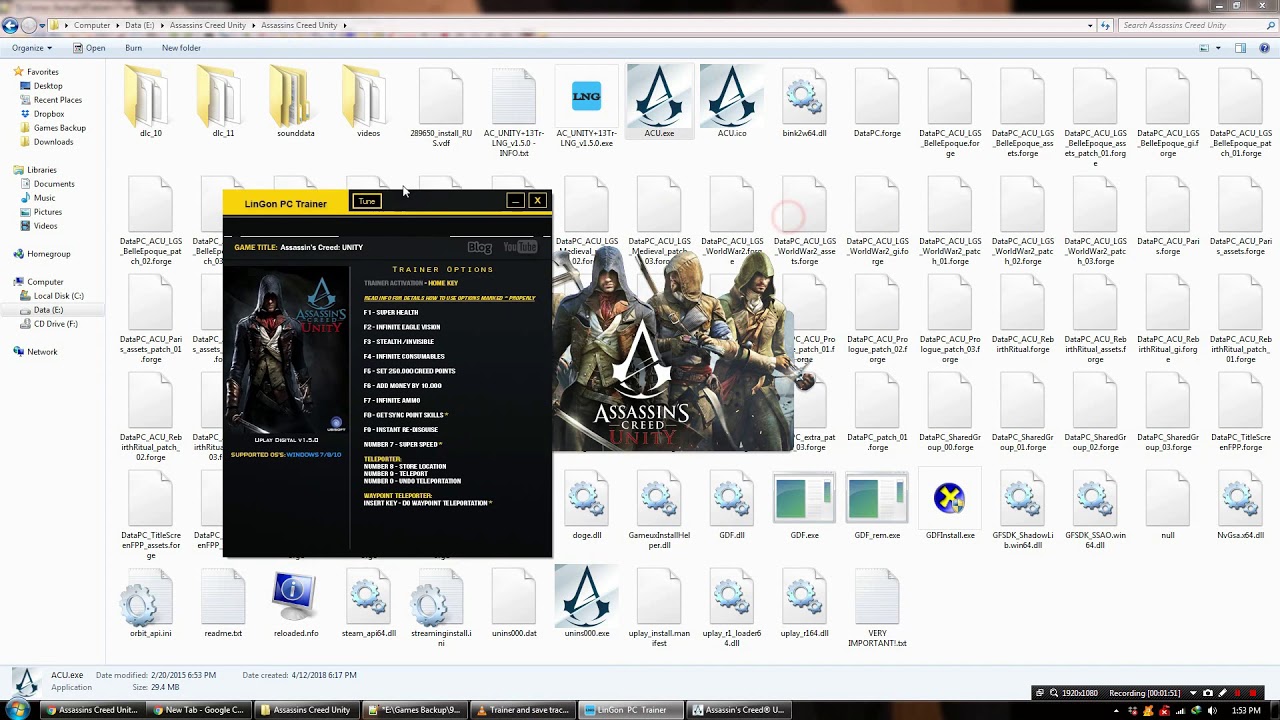 How To Use Assassins Creed Unity Trainer With Unlimited Cheat Code