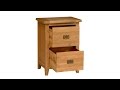 Vancouver Oak 2 Drawer Filing Cabinet - PineSolutions Vancouver Oak 2 Drawer Filing Cabinet - PineSolutions