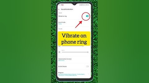 Vibrate When Ringing Setting | vibrate on ring #shorts #viral