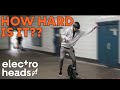 First time riding an electric unicycle: How hard can it be?!