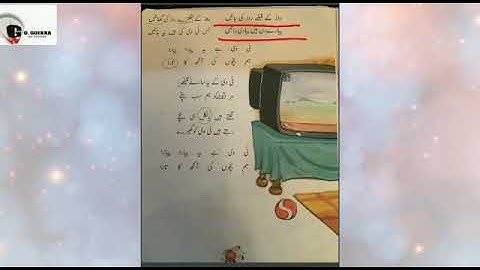 Grade 1 Urdu Dated 30 10 2021