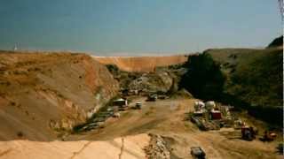 Folsom spillway excavation time-lapse