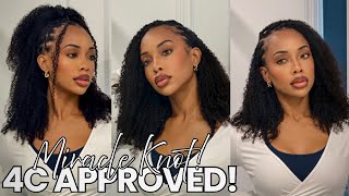 Finally A Miracle Knot Thats Type 4 Approved Tight Curly Crochet On Short Natural Hair