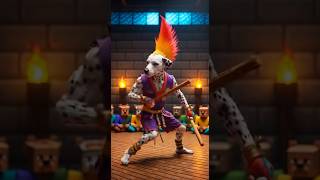 Minecraft Karate Dog Breaks Blocks 🥋 #minecraft #martialarts