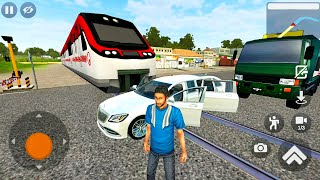 Indonesian Limousine Car Driving in Bus Simulator Game #15 - Mercedes Limo - Android Gameplay screenshot 4