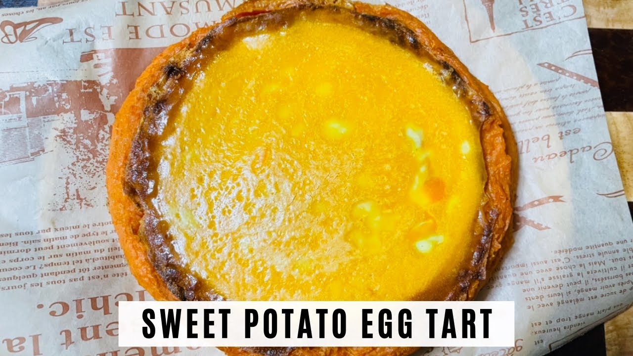 Sweet Potato Egg Tart Sweet Potato Recipe Egg Tart Recipe Simple