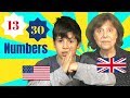 Saying numbers in British and American English (1-100)