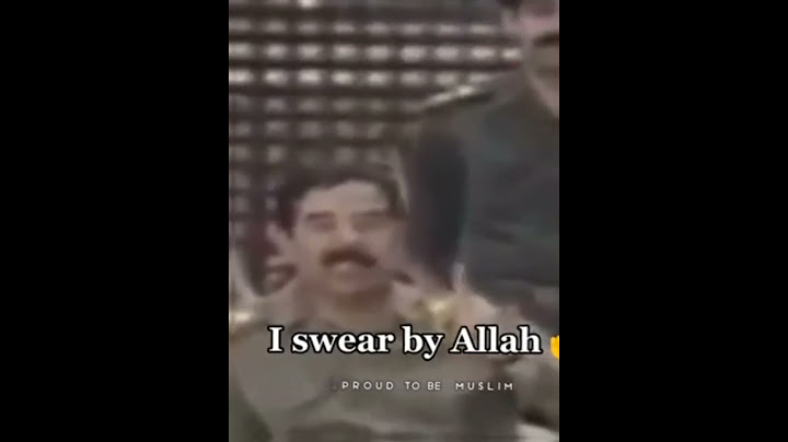 King Saddam Hussain after watching Palestine girl message and ordered to fire mizzle on israel 💪