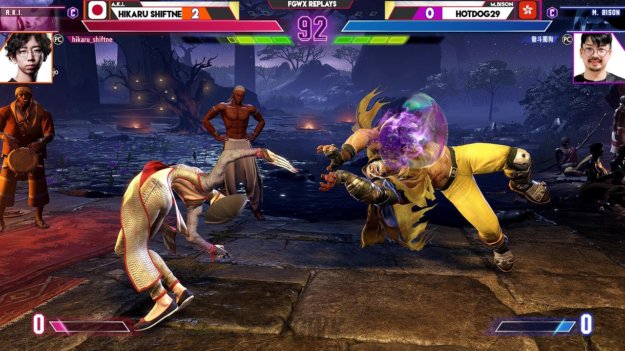 ファイター？ SF6 | HIKARU SHIFTNE (AKI) vs HOTDOG29 (M.Bison) ♢ Aggressive