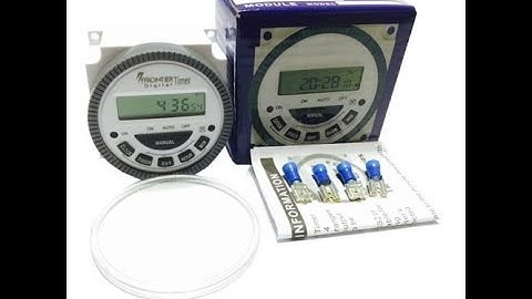 UnBox Review - Digital Timer Auto Power Switch On Off programmable Controller TM-619-2-h