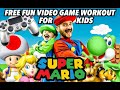 KID'S FUN WORKOUT WITH MARIO BROTHERS! REAL-LIFE VIDEO GAME! SUPER HERO EXERCISE, FITNESS and DANCE!