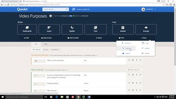 Quizlet Exporting Questions