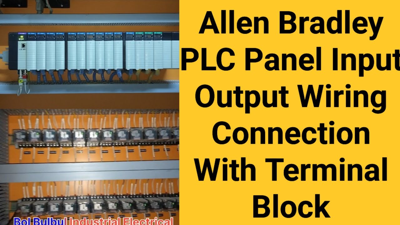 How to Study Allen Bradley PLC Input Output Module Wiring with Terminal ...