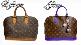 ✨DIY: Instantly Rehab Your Louis Vuitton Bag // Angelus Vachetta Paint //  Incredible Transformation 