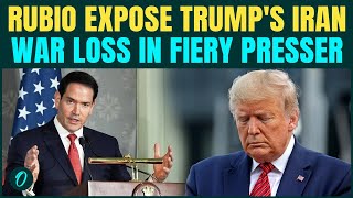 Marco Rubio ADMITS U.S. On BACK FOOT In Iran War, Explosive Press Conference In India | Iran War
