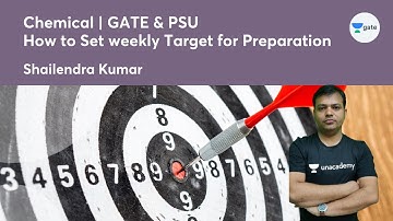 How to Set Weekly Target for Preparation | GATE & PSU | Shailendra Kumar