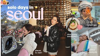 Korea Vlog (part 3)🇰🇷🩷 Solo Trip, Korean Beauty Treatments, Shopping & More