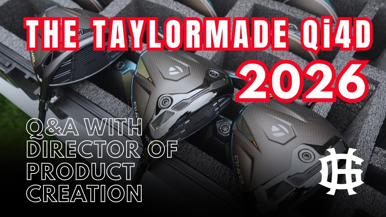 Новый драйвер TaylorMade на 2026 год — линейка Qi4D.