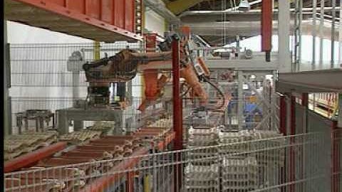 Handling of tiles with a KUKA robot