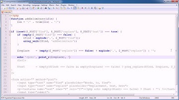PHP Tutorials  Find Replace Text Part 3 3