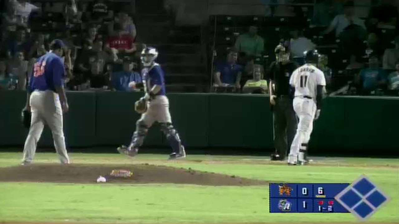 RockHounds' Alcatara fans eighth batter