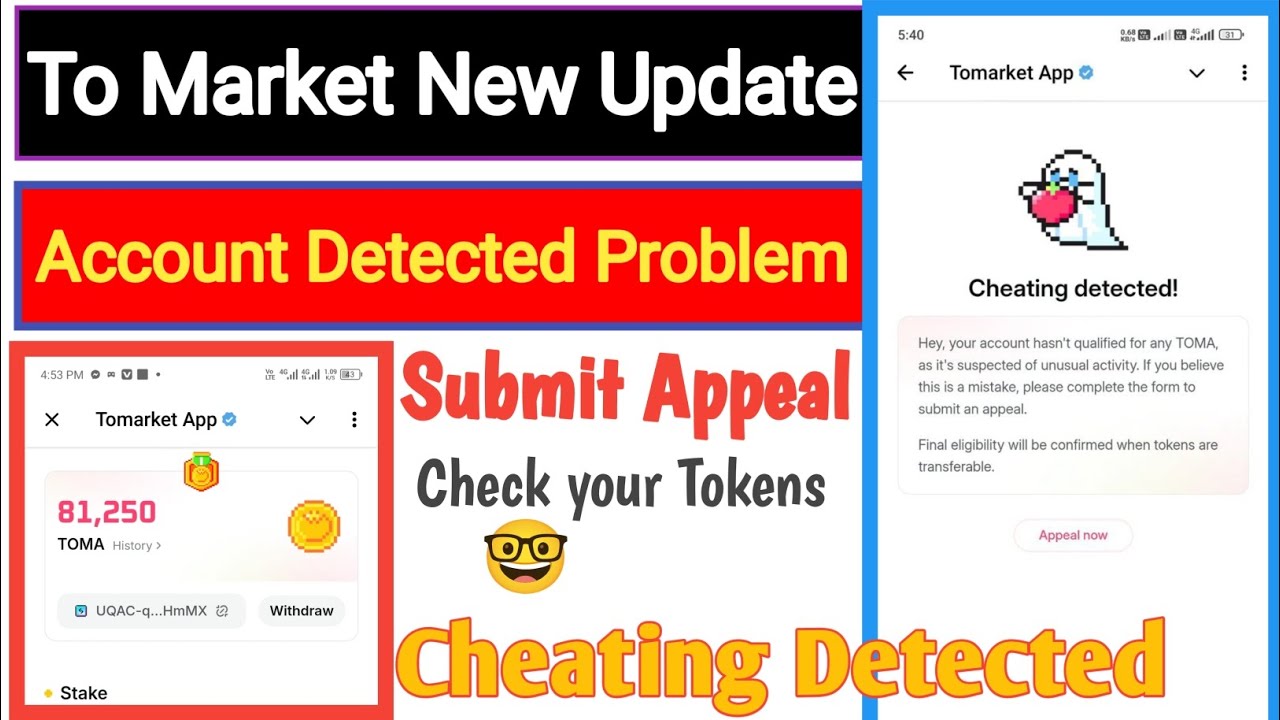 To Market Cheating Detected Solution| To market Check Your Allocation| To market Sybil Solution