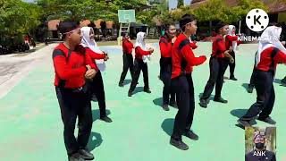 9B dalam Lomba senam Sekolah Ramah Anak......