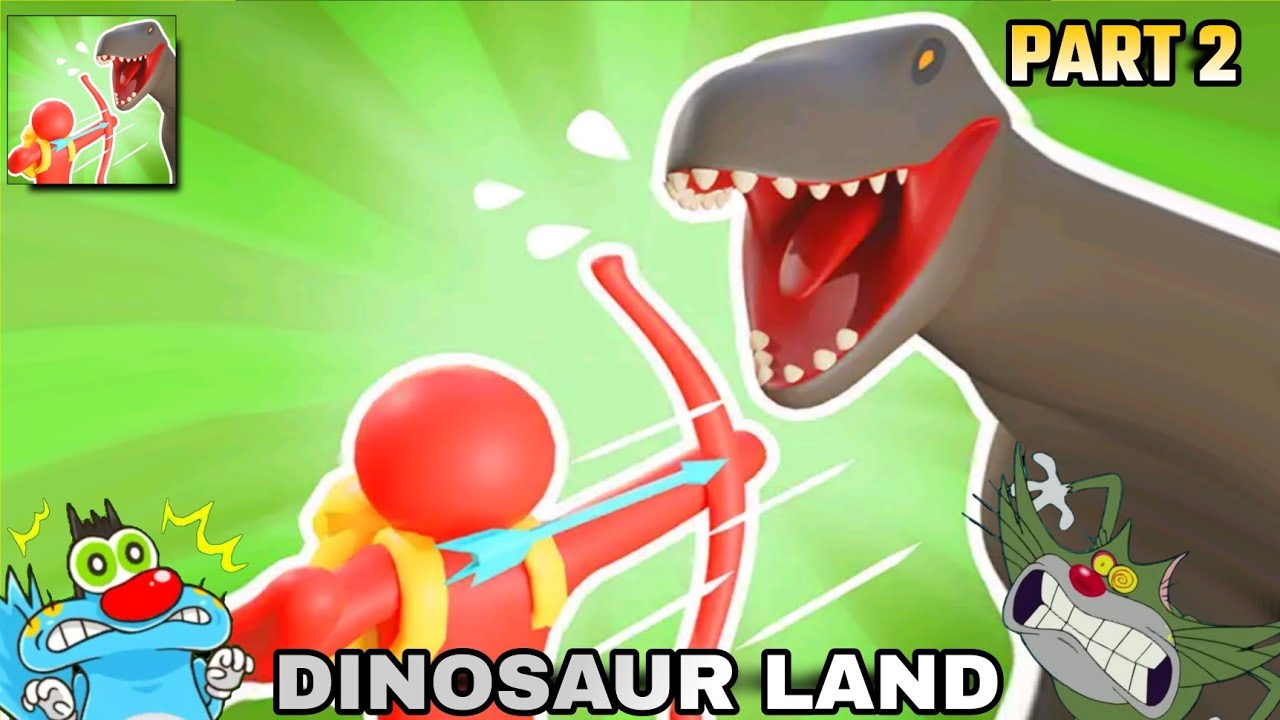 Oggy And Jack Playing Dinosaur Land Game With Bob And Shinchan Oggy