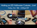Making an LED Halloween costume w/ MATLAB, Arduino, and ThingSpeak