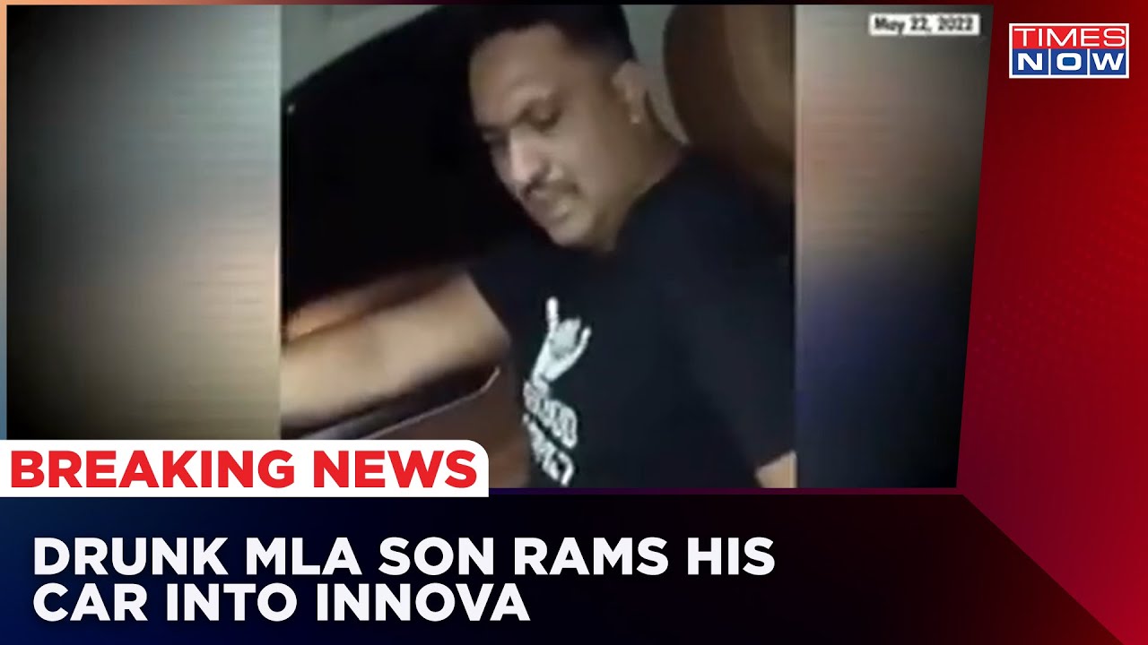 Congress MLA's Son Fears No Law, Hit And Run Caught On Cam