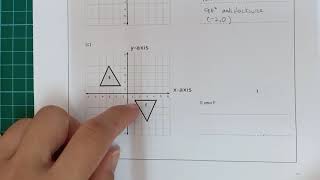 Finding centre of rotation under 180 degrees of rotation - Q1 c