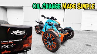 Easy Job  Oil Change CanAm RYKER with Tips and Tricks