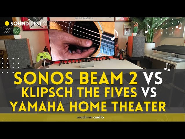 Sonos Beam 2 vs The Fives vs Yamaha 5.1.2 | Sound Test Recorded Live in Stereo -
