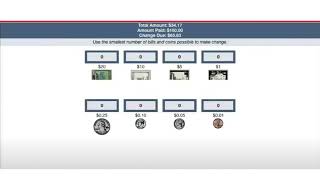 USPS: Q12 | In this experience, you will use the smallest number of bills and coins to make change