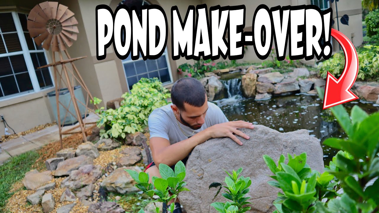 HOME POND MAKEOVER ON THE RANCH!!!!