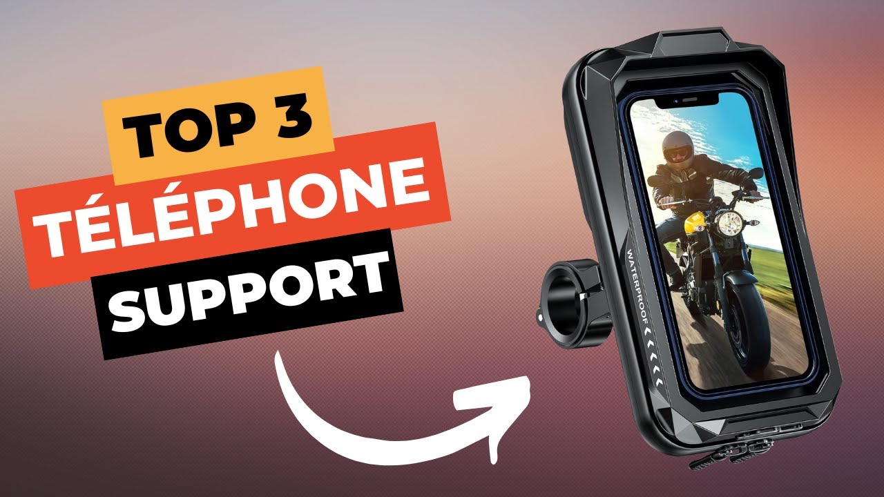 Support Téléphone Moto étanche ENONEO - Anti-vibration Et Rotation 360