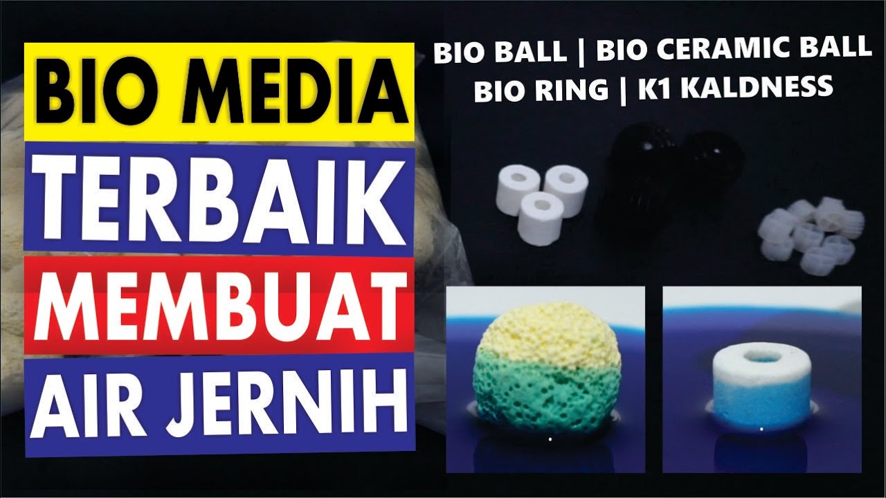 Media Filter Aquarium Biologi, K1 Kaldnes, Bio Ring, Bio Ball, Bio Ceramic Ball