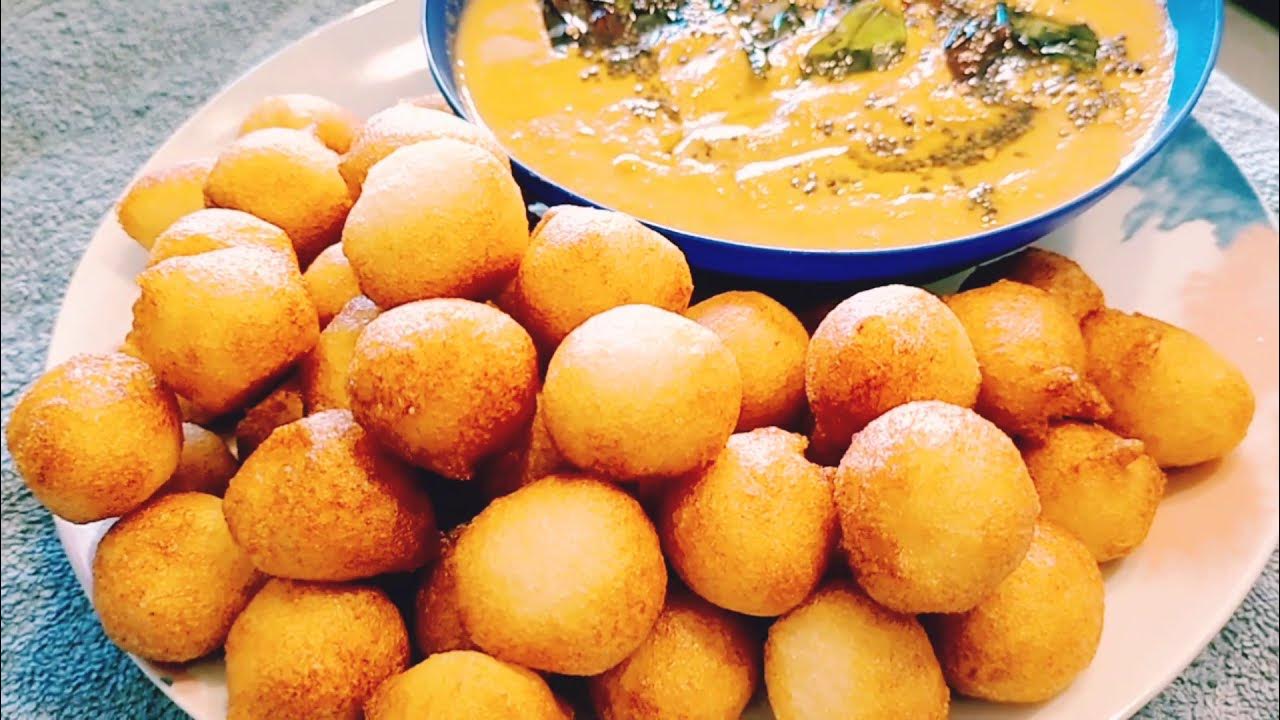 EVENING SNACKS RECIPE( PUNUGULU)/(Tomato Chutney)/Telugu Vantalu/Snacks