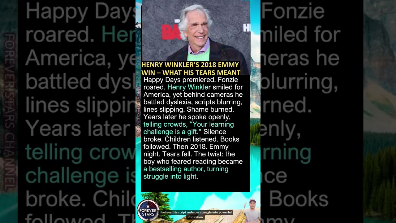 Henry Winkler’s 2018 Emmy Win – What His Tears Meant