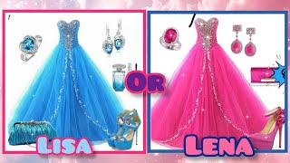 Lisa or Lena 💜❤️ | #lena #lisa #lisaorlena #viralvideo #trending 