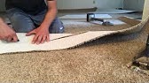 Cutting In Carpet Around Circle Pipe Part 1 You Cutting In Carpet Around Circle Pipe, How To Cut Carpet Around Pipes