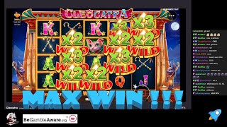 Cleocatra Max Win ! 5000x stream highlight playing on Rocketpot