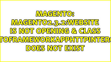 Magento2.3.2:Website is not opening & Class MagentoFrameworkAppHttpInterceptor does not exist