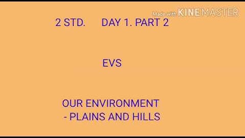 Class 2 EVS Day 1 Part 2 Lesson - Our Environment