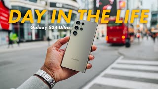 Real Day In The Life Living With Samsung Galaxy S24 Ultra - (Battery & Camera Test)