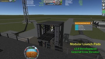 Modular Launch Pads v2 Dev Demo: WIP General Crew Elevator Car